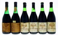 Lote 449 - GARRAFAS DE VINHO TINTO - Conjunto de 6 garrafas de Vinho Tinto sendo 4 garrafas de Adegas da Cumeada, Cartaxo, (750ml - 12%vol.) e 2 garrafas de Dão Barrocão Garrafeira, (750ml - 12%vol.)