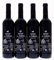 Lote 465 - SOLAR DOS LOBOS SELECTION 2017 - 4 garrafas de Vinho Tinto, das castas Trincadeira, Aragonez e Castelão da Região de Redondo. Vinho elegante, com taninos suaves, bom equilíbrio de acidez e final aveludado, (750ml – 13,5%vol.)