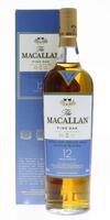 Lote 467 - WHISKY MACALLAN 12 ANOS - Garrafa de Whisky, Fine Oak Triple Cask Matured, 12 Years Old, Highland Single Malt Scotch Whisky, The Macallan Distillers, Escócia, (700ml - 40%vol). Em caixa de cartão original. Nota: garrafa idêntica à venda por € 7