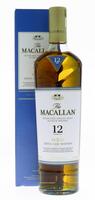 Lote 529 - WHISKY MACALLAN 12 ANOS - Garrafa de Whisky, Fine Oak Triple Cask Matured, 12 Years Old, Highland Single Malt Scotch Whisky, The Macallan Distillers, Escócia, (700ml - 40%vol). Em caixa de cartão original. Nota: garrafa idêntica à venda por € 7