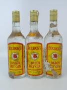 Lote 2135 - Conjunto 3 Garrafas Gin Boldon´s - London Dry Gin - Caves Borlido.