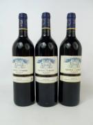 Lote 2336 - Três garrafas de Vinho Tinto Quinta do Carmo reserva 2001, Domaines Barons de Rothschild, p.v.p. de 176.40€