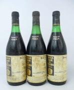 Lote 2362 - Três garrafas de Vinho Tinto Adega Coop. De Borba Colheita Reserva Colheita 1982