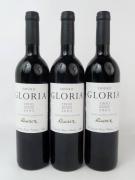 Lote 2400 - Três garrafas de Vinho Tinto Gloria 2003 reserva, Douro Denominação de Origem Controlada