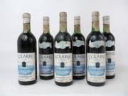 Lote 2413 - Seis garrafas de Vinho Tinto Colares Colheita 1982 Chão Rijo, Banzão Colares