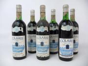 Lote 2583 - Seis garrafas de Vinho Tinto Colares Colheita 1982 Chão Rijo, Banzão Colares