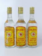 Lote 2624 - Conjunto 3 Garrafas Gin Boldon´s - London Dry Gin - Caves Borlido.