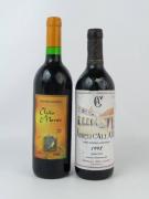 Lote 2643 - Duas garrafas de Vinho Tinto Regional Alentejano, garrafa de Abreu Callado 1998 e garrafa de Chão Monte 2001
