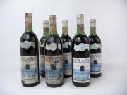 Lote 2698 - Seis garrafas de Vinho Tinto Colares Colheita 1982 Chão Rijo, Banzão Colares