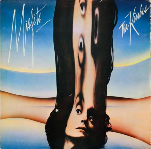 Lote 63 - THE KINKS - disco de vinil de 33 rpm de The Kinks "Misfits", de 1978 (LP, álbum). Não testado, marcas de uso