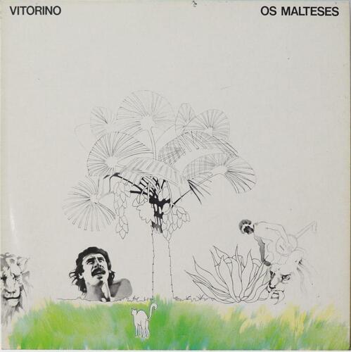 Lote 117 - VITORINO - Os Malteses, disco vinil, LP, Album, 33 rpm, Gatefold, 1977. Exemplar idêntico à venda por € 15 https://www.discogs.com/sell/item/1168131951). Não testado, marcas de uso