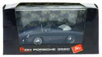 Lote 53 - BRUMM, PORSCHE 356 C SPYDER (1963-65) - Miniatura automóvel à escala 1:43 em metal preto. Brumm. Nota: em caixa original