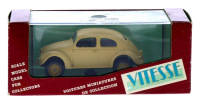 Lote 56 - VITESSE, VOLKSWAGEN KDF "KOMMANDEUR" "AFRICA CORPS" (1939) - Miniatura automóvel à escala 1:43 em metal bege. Limited Edition Vitesse. Nota: em caixa original