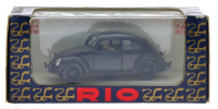 Lote 66 - RIO, VOLKSWAGEN KDF STANDARD LIMOUSINE (1939) - Miniatura automóvel à escala 1:43 em metal preto. Rio, Itália. Nota: em caixa original