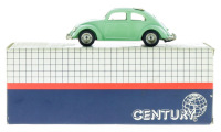 Lote 71 - CENTURY, VOLKSWAGEN OPEN ROOF (1949) - Miniatura automóvel à escala 1:43 em metal verde. Century. Nota: em caixa original