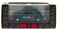 Lote 84 - RIO, VOLKSWAGEN POLIZEI (19539) - Miniatura automóvel à escala 1:43 em metal verde. Rio, Itália. Nota: em caixa original