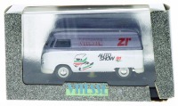 Lote 124 - VITESSE, VOLKSWAGEN "PÃO DE FORMA" - Miniatura automóvel à escala 1:43 em metal cinzento e branco com decoração do Auto Show 91. La Collection Vitesse. Nota: em caixa original