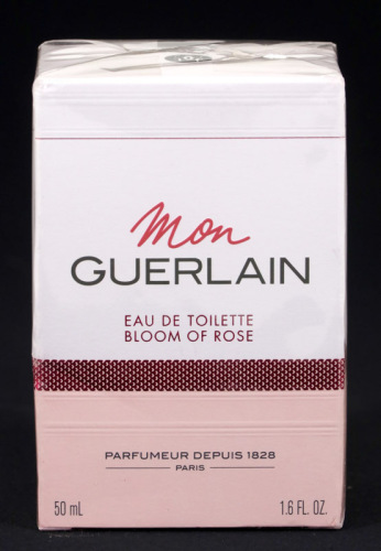 Lote 10 - GUERLAIN, FRASCO DE PERFUME - Eau de Toilette Bloom of Rose "Mon Guerlain", Made in France, 50 ml. Nota: sem uso, caixa selada