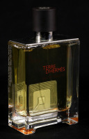 Lote 31 - HERMÈS PARIS, FRASCO DE PERFUME, TESTER - Eau de Toilette "Terre D`Hermès”, Made in France, 100 ml. Nota: sem uso, com tampa, sem caixa