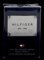 Lote 45 - HILFIGER, FRASCO DE PERFUME - Eau de Toilette spray "Hilfiger", Made in Switzerland, 50 ml. Nota: sem uso, caixa selada