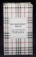 Lote 68 - BURBERRY, FRASCO DE PERFUME - Eau de Toilette "Brit", Made in France, 30 ml. Nota: sem uso, caixa selada