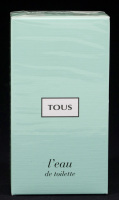 Lote 78 - TOUS, FRASCO DE PERFUME - L`Eau de Toilette "Tous", Made in Spain, 50 ml. Nota: sem uso, caixa selada