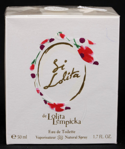 Lote 81 - LOLITA LEMPICKA, FRASCO DE PERFUME - Eau de Toilette "Si Lolita", Made in France, 50 ml. Nota: sem uso, caixa selada