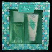 Lote 83 - ELIZABETH ARDEN, GREEN TEA, COFFRET - Eau de Parfum + Refreshing Body Lotion "Green Tea", Made in France, 100 ml + 100 ml. Nota: sem uso, caixa selada