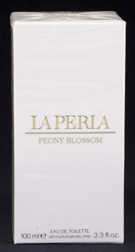 Lote 98 - LA PERLA, FRASCO DE PERFUME - Eau de Toilette "Peony Blossom", Made in Italy, 100 ml. Nota: sem uso, caixa selada