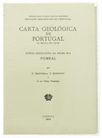 Lote 39 - CARTA GEOLÓGICA DE PORTUGAL NA ESCALA DE 1/50 000, LIVRO - Por G. Manuppella, G. Zbyszewski, e O. Da Veiga Ferreira. "Notícia Explicativa da Folha 23-A "Pombal". Edição da Geral de Minas e Serviços Geológicos, Lisboa, 1978. Dim: 23x17 cm. Encade