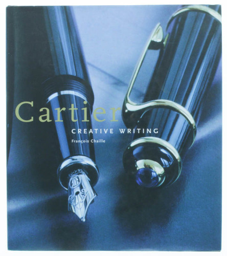 Lote 116 - CARTIER - CREATIVE WRITING, LIVRO - Por Françoise Chaille. Edição em língua francesa. Editora: Flammarion, Paris, 2000. Dim: 29x25,5 cm. Encadernação cartonada em tela com ferros a seco e sobrecapa. Profusamente ilustrado. Nota: exemplar bem es