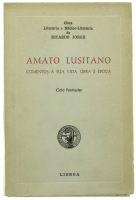 Lote 209 - AMATO LUSITANO (COMENTOS À SUA VIDA, OBRA E ÉPOCA), LIVRO - Por Ricardo Jorge. "Ciclo Peninsular". Exemplar idêntico encontra-se à venda por € 60. 1ª Edição, Lisboa, [s/d]. Dim: 19x13 cm. Encadernação de capa de brochura. Ilustrado. Nota: exemp