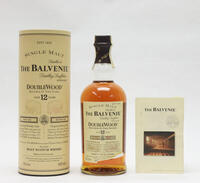 Lote 44 - WHISKY BALVENIE DOUBLEWOOD 12 ANOS - Garrafa de Whisky, Single Malt, DoubleWood, Amadurecido em Duas Madeiras, Destilaria Balvenie, Escócia, (700ml - 43% vol). Nota: idêntica à venda por € 46,50. Em caixa / tubo de cartão original. Consultar val