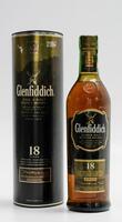 Lote 144 - WHISKY GLENFIDDICH 18 ANOS - Garrafa de Whisky Glenfiddich 18 anos, Pure Single Malt, Ancient Reserve Scotch Whisky, William Grant & Sons, Escócia, garrafa numerada 3295 (700ml - 40% vol.). Em caixa de cartão. Nota: identica à venda por € 86,94