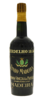 Lote 17 - MADEIRA VERDELHO 1850 - Garrafa de Vinho da Madeira, Verdelho 1850, Companhia Vinícola da Madeira, (750ml). Nota: garrafa idêntica à venda por € 650. Consultar valor indicativo em https://www.garrafeiranacional.com/1850-madeira-companhia-vinicol