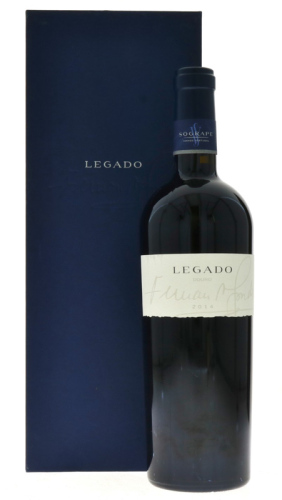 Lote 82 - LEGADO 2014 - Garrafa de Vinho Tinto, Douro DOC 2014, Fernando Guedes, Sogrape Vinhos, Vila Nova de Gaia, (750ml - 14%vol.). Nota: garrafa idêntica à venda por € 225. Em caixa de cartão original. Consultar valor indicativo em https://www.garrafe