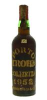 Lote 84 - PORTO KROHN COLHEITA 1952 - Garrafa de Vinho do Porto, Colheita de 1952, envelhecido em casco, engarrafado em 1984, Wiese Krohn, Vila Nova de Gaia, (750ml - 20%vol.). Nota: garrafa idêntica (com rótulo de papel) à venda por € 299. Consultar valo