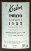 Lote 84 - PORTO KROHN COLHEITA 1952 - Garrafa de Vinho do Porto, Colheita de 1952, envelhecido em casco, engarrafado em 1984, Wiese Krohn, Vila Nova de Gaia, (750ml - 20%vol.). Nota: garrafa idêntica (com rótulo de papel) à venda por € 299. Consultar valo - 4