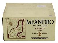 Lote 107 - MEANDRO DO VALE MEÃO 2016 - 6 garrafas de Vinho Tinto, Douro 2016, F. Olazabal & Filhos, (750ml - 13%vol.). Nota: em caixa de cartão original fechada