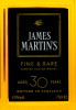 Lote 124 - WHISKY JAMES MARTIN'S 30 ANOS - Garrafa de Whisky, Fine & Rare, Aged 30 Years, Blended Scotch, Escócia (700ml - 43%vol). Nota: garrafa idêntica à venda por € 1.495. Consultar valor indicativo em Consultar valor indicativo em https://t.ly/WVNW - 3