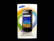Lote 16 - Lote de telemóvel novo, Samsung Galaxy Gio, em cor "dark silver", para a rede vodafone, em caixa original e selada.