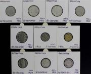 Lote 153 - Numismática - Moedas; Argentina; 10 Moedas Diferentes; Estado: MBC a MBC +; Cotação Krause: 30€; Origem Coleccionador José A.T.Macedo