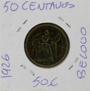 Lote 233 - Numismática - Moedas; Portugal; 50 Centavos 1926; Estado: Belo; Cotação pelo anuário numismática 2013 - 50€