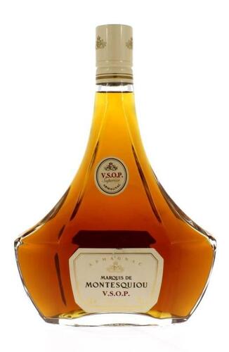 Lote 1258 - Garrafa de Armagnac, Marquis de Montesquiou, V.S.O.P. Superior, France, (40% vol. - 700 ml)