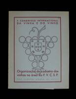 Lote 1293 - Livro de Albano Homem de Mello, "Organização do cadastro dos vinhos na área da F.V.C.S.P.", 1938