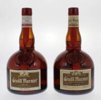 Lote 1341 - Duas garrafas de GRAND MARNIER Liqueur Orange & Cognac, France