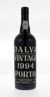 Lote 1344 - Garrafa vinho do Porto DALVA Vintage 1994