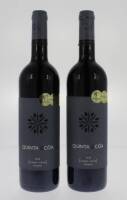 Lote 1384 - Duas garrafas vinho tinto DOC Couro Quinta do Côa 2008. Obteve 91 pontos em 2009 da Wine Spectator