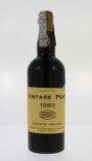 Lote 1437 - Garrafa de Vinho do Porto, Borges, Vintage Porto 1983, á venda em sites da especialidade com P.V.P. de 205,00€ - www.wine-searcher.com