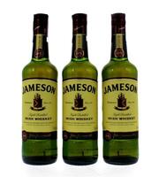 Lote 1490 - Três garrafas de Irish Whiskey, Jameson, Triple Distilled